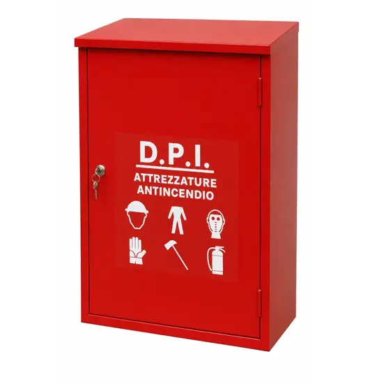 Armadio a muro per attrezzature antincendio