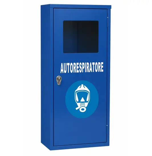 Armadio a muro per autorespiratore