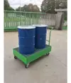 Carrello con vasca di raccolta