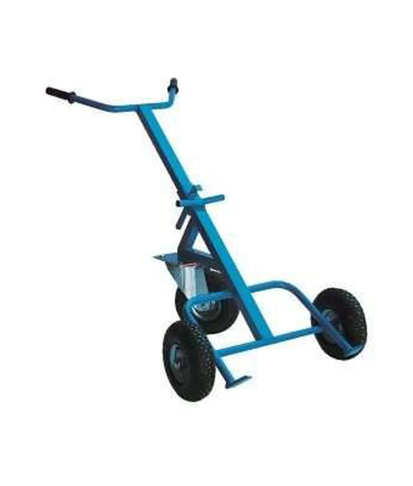 Carrello per fusti, 700x1400x950 mm - colore:blu