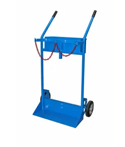 Carrello porta bombola biposto