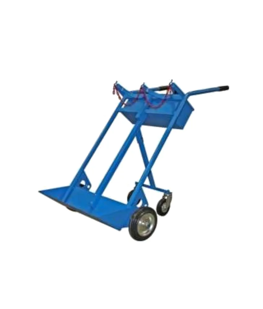 Carrello portabombola, 2 ruote gomma piena - 720x1250 mm
