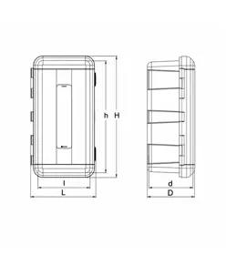 Cassetta porta estintore