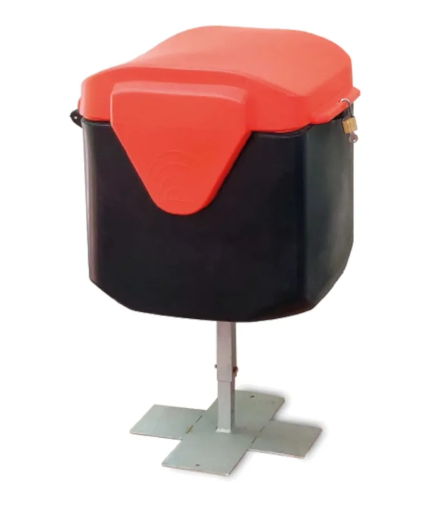 Contenitore con vasca di raccolta, 100% polietilene vergine stabilizzato UV
