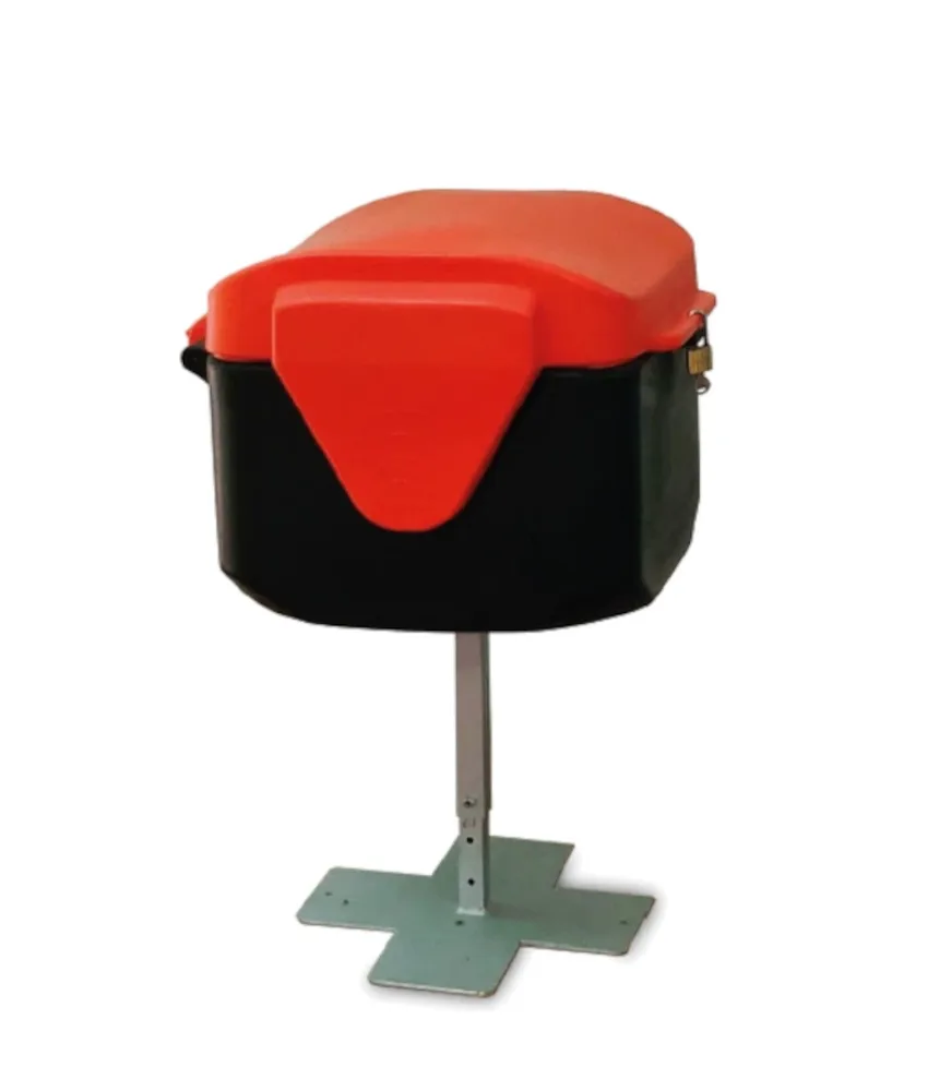 Contenitore con vasca di raccolta, 100% polietilene vergine stabilizzato UV