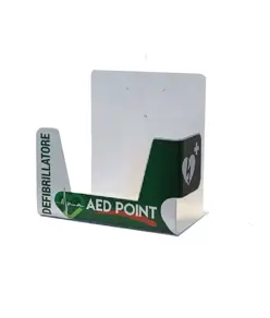 Supporto a muro per defibrillatore
