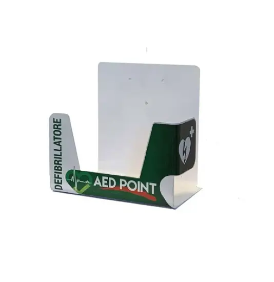 Supporto a muro per defibrillatore