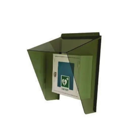 Tettoia per defibrillatore