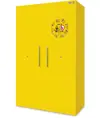 Armadio 2 ante per prodotti infiammabili colore giallo  Bacmy11