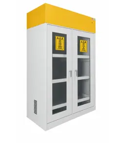 Armadio ignifugo 2 porte per chimici con aspiratore