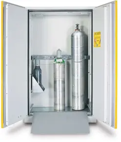 Armadio ignifugo 2 porte per quattro bombole gas con rampa  Fire Bomb