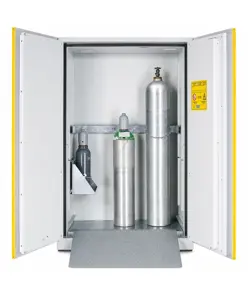 Armadio ignifugo 2 porte per quattro bombole gas con rampa  Fire Bomb