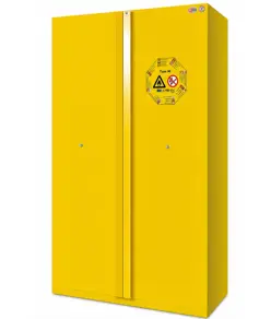 Armadio ignifugo giallo a 2 porte per prodotti infiammabili  Fire MY11