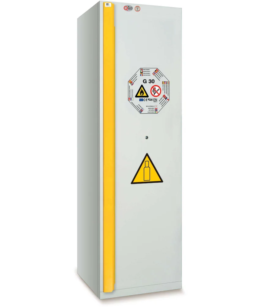 Armadio ignifugo per due bombole gas compresso Fire Bomb, EN14470-2 resistenza al fuoco 30 minuti Type 30 - in acciaio