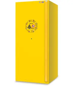 Armadio per liquidi infiammabili giallo con una porta  Big Fire MY11Y