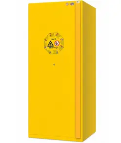 Armadio per liquidi infiammabili giallo con una porta  Big Fire MY11Y