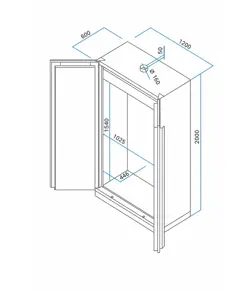 Armadio per stoccaggio batterie a litio