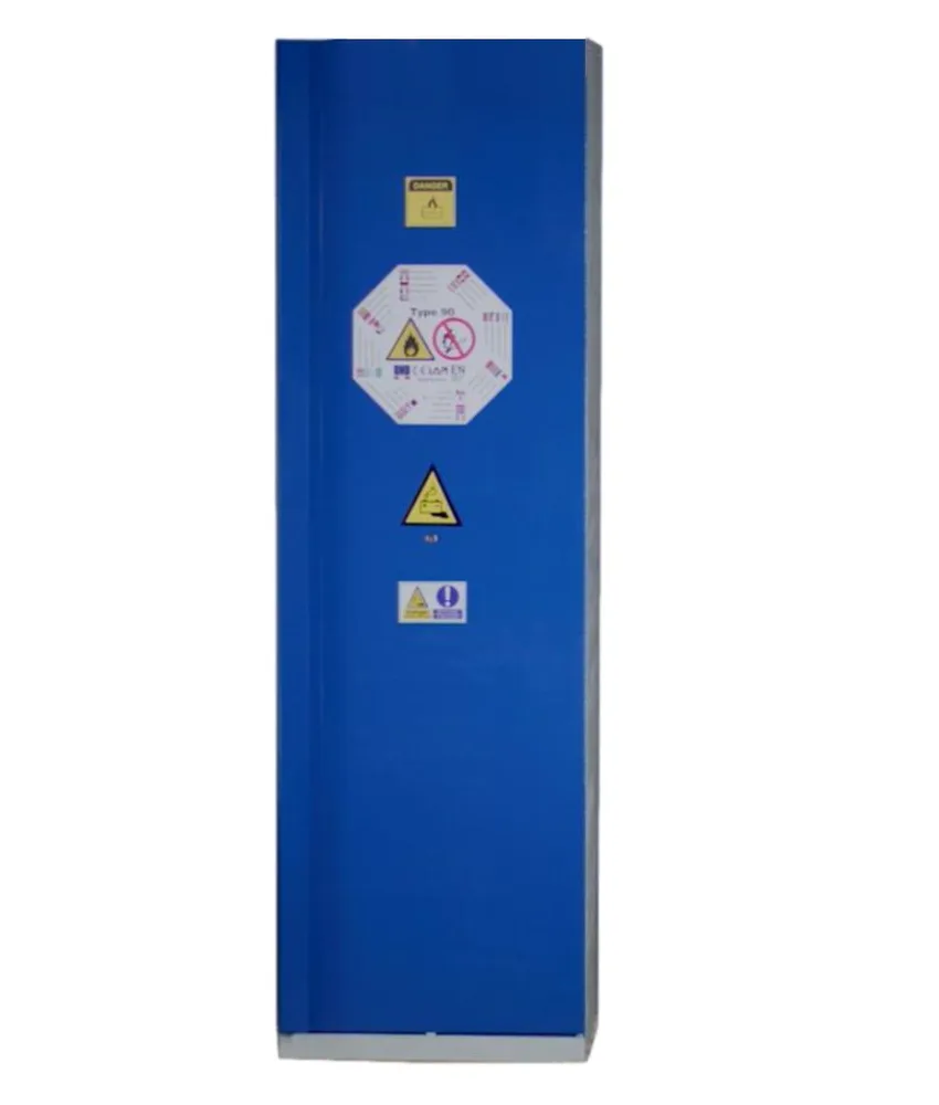 Armadio per stoccaggio batterie a litio, dimensioni: Esterne 595x600x1950h - in lamiera di acciaio