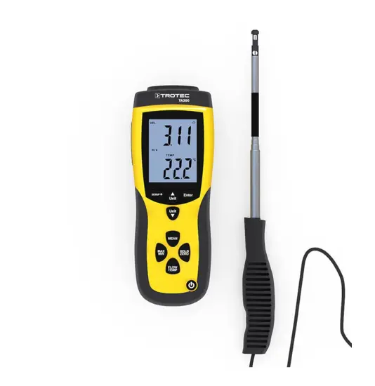 Anemometro professionale Dantherm Group TA300