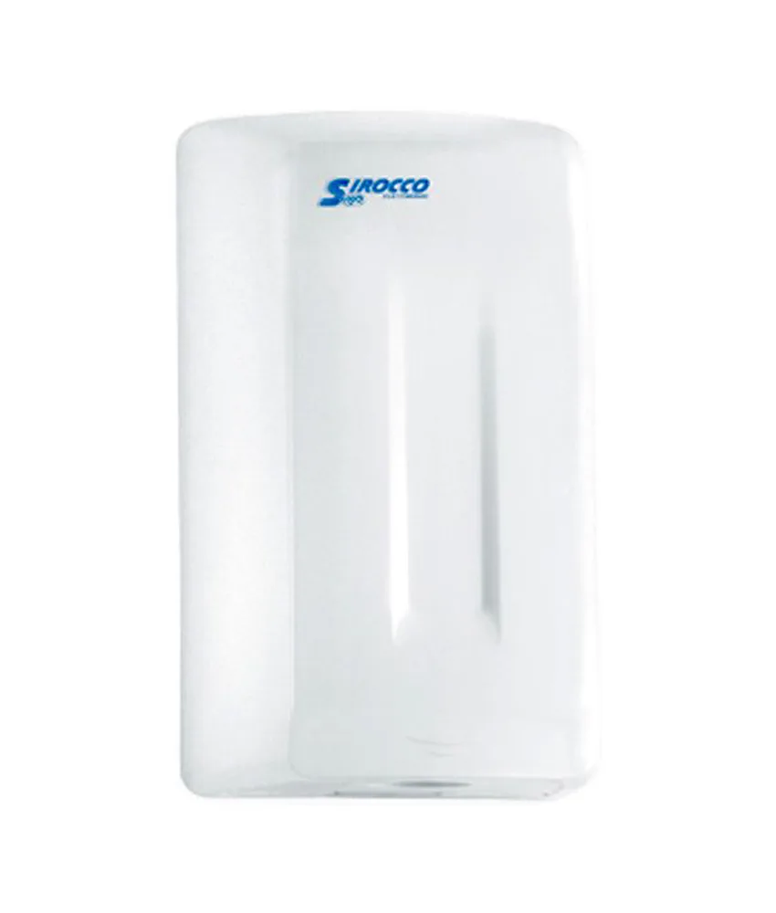 Asciugamani elettrico a parete. Dotato di, cm. h25x14,5x13,8. - in ABS