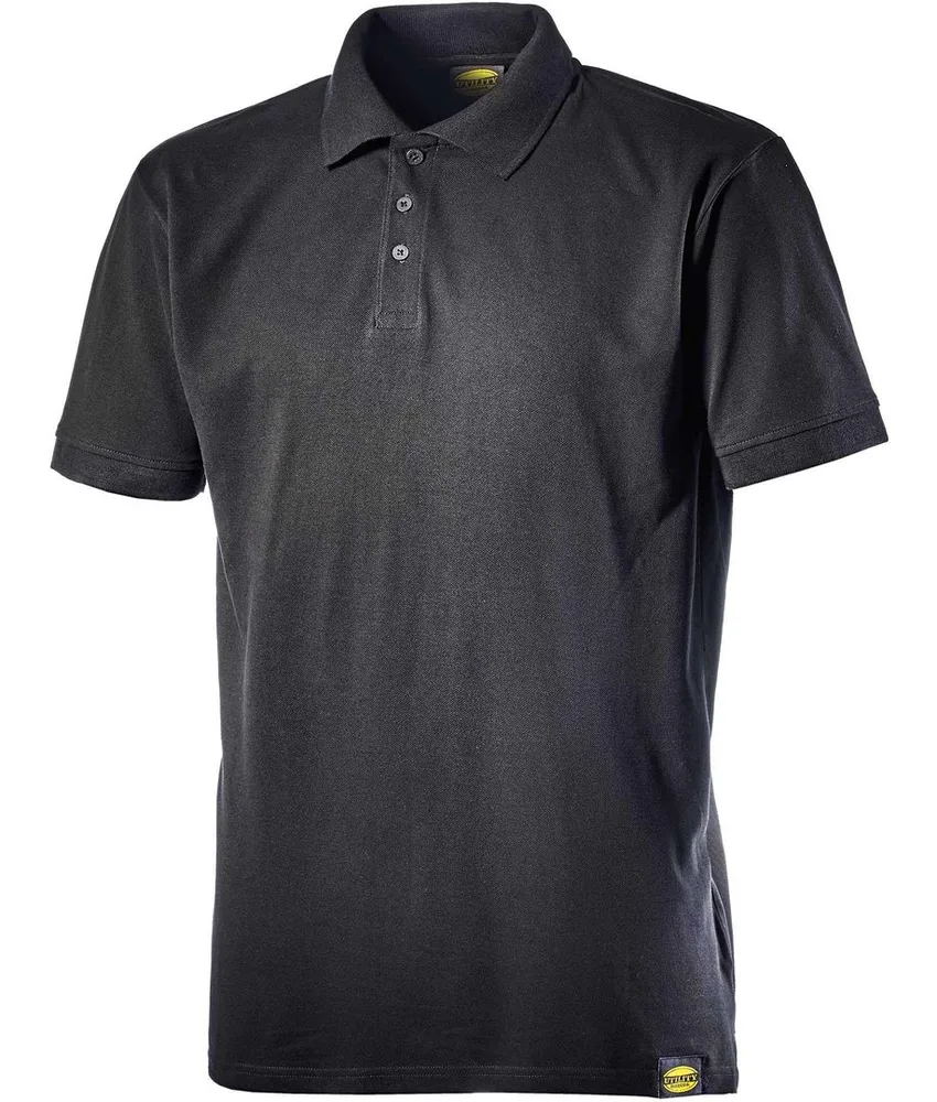 Polo uomo Diadora Altar Organic, 100% cotone piqué - chiusura a due bottoni - maniche corte