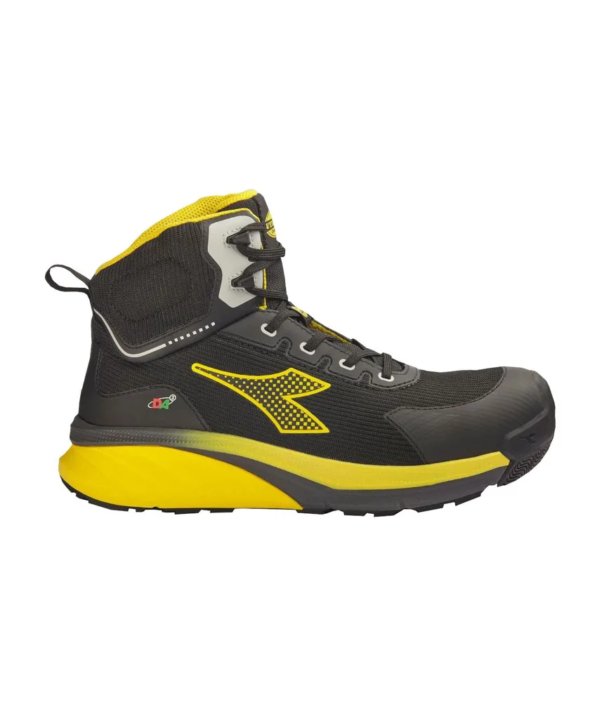 Scarpe da lavoro alte S3S Diadora Vortex, plantare anatomico microforato - puntale in alluminio 200J