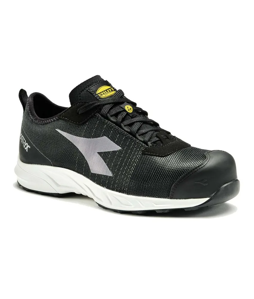 Scarpe da lavoro basse traspiranti S3 Diadora Fly Litebase Matryx Low, suola in gomma nitrilica e vibram - puntale in fibra di carbonio - impermeabile