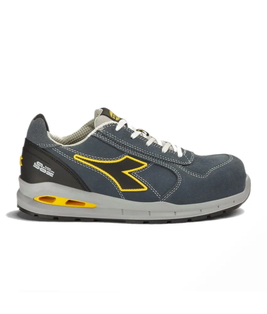 Scarpe da lavoro S3S Diadora RUN A.BOX LOW FO SR, idrorepellente e traspirante - ESD