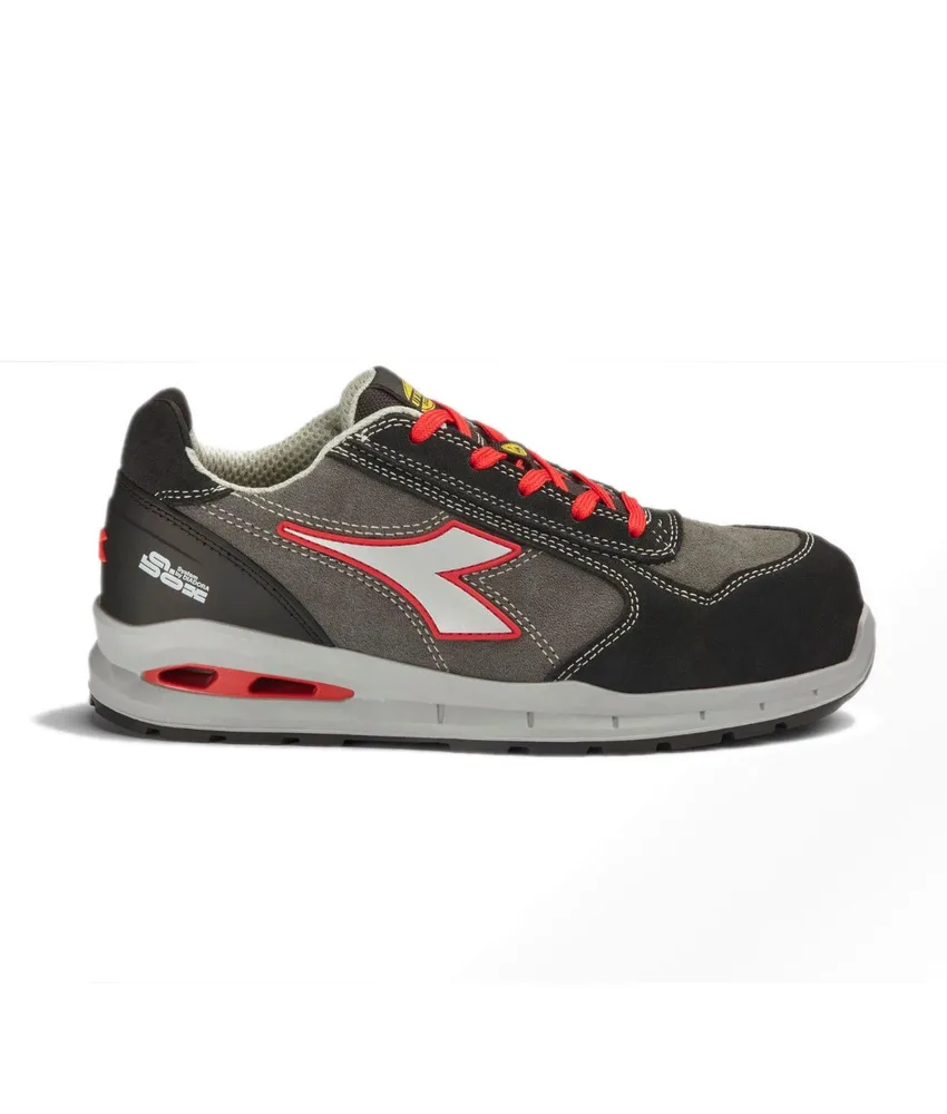 Scarpe da lavoro S3S Diadora RUN A.BOX LOW FO SR, idrorepellente e traspirante - ESD