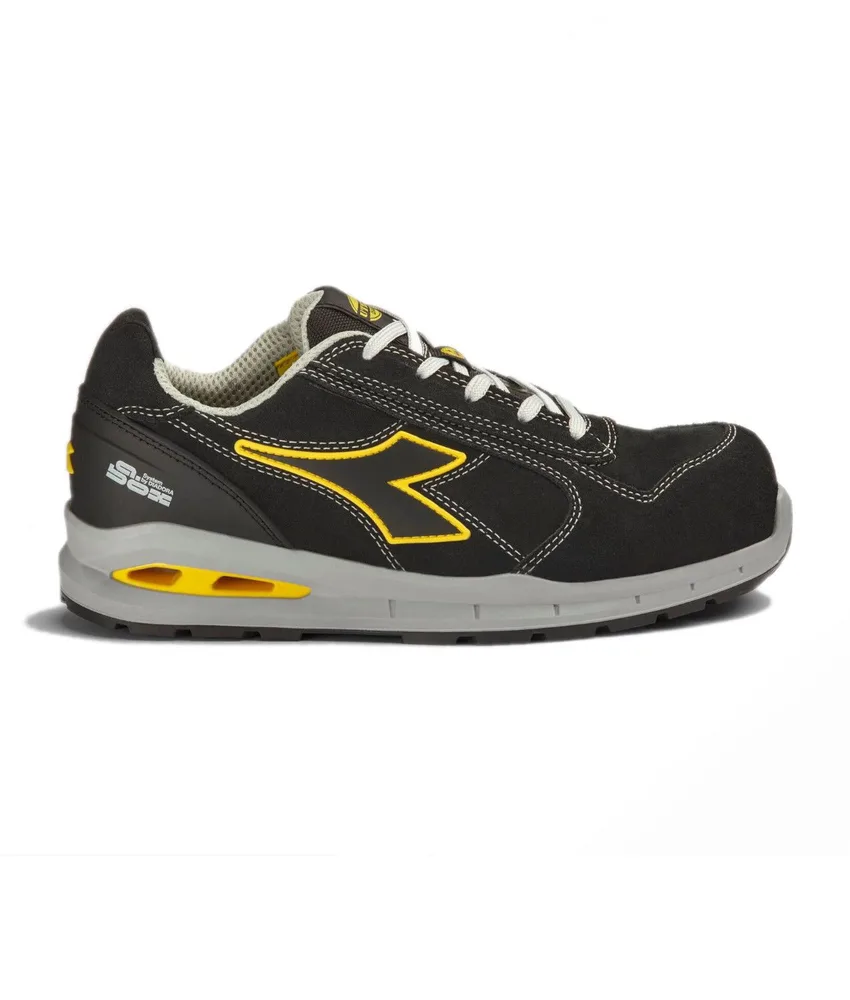Scarpe da lavoro S3S Diadora RUN A.BOX LOW FO SR, idrorepellente e traspirante - ESD