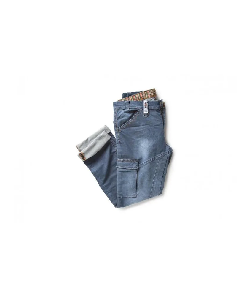 Pantalone Dike Partner Denim, tessuto knit denim