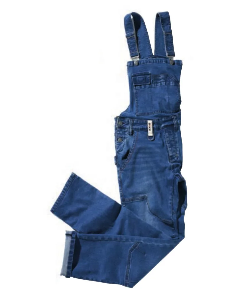 Salopette da lavoro Dike Scooper, 70% cotone, 20% poliestere - blu denim