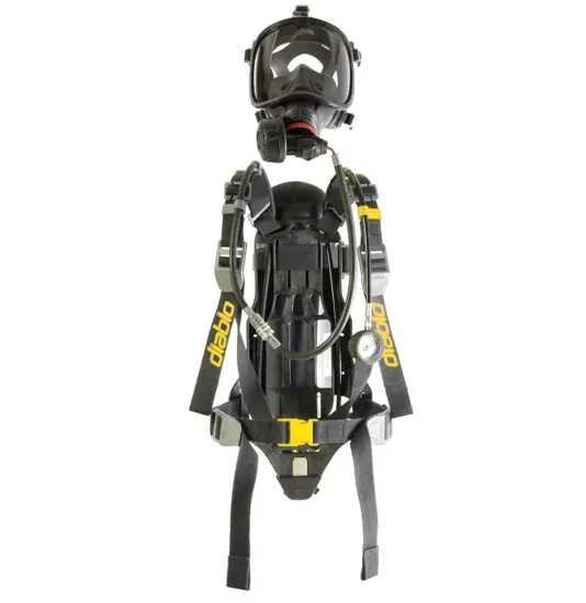 Autorespiratore con maschera DPI Sèkur Diablo Industrial MM