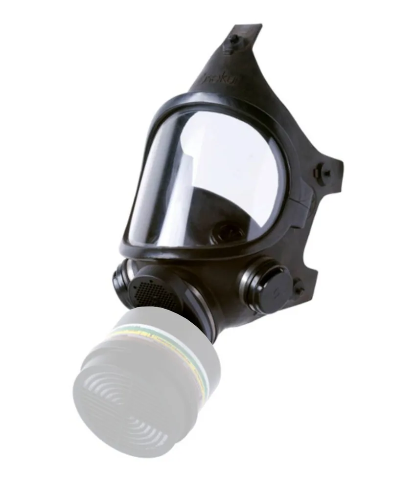 Maschera panoramica DPI Sèkur C607, maschera panoramica di taglia universale conforme alla norma Europea EN 136 - classe II