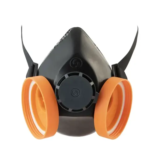 Semimaschera con due raccordi DPI Sèkur Polimask 100/2