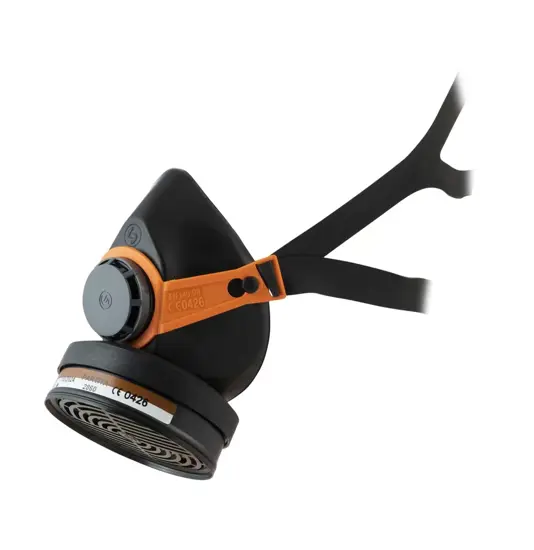 Semimaschera con respiratore DPI Sèkur Polimask 230 A1P1