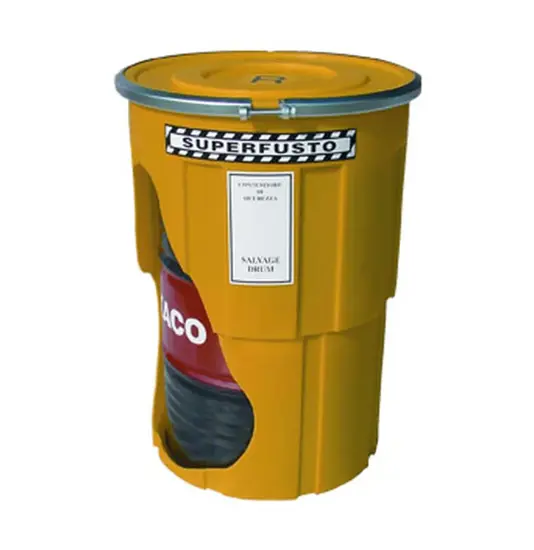 Contenitore di sicurezza per fusti metallici
