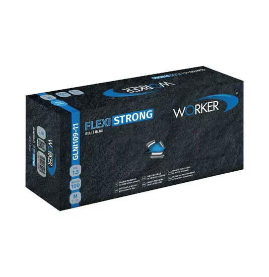 box da 100 guanti monouso  FLEXI STRONG