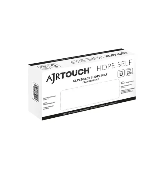 box da 500 guanti monouso  Hdpe Self Box