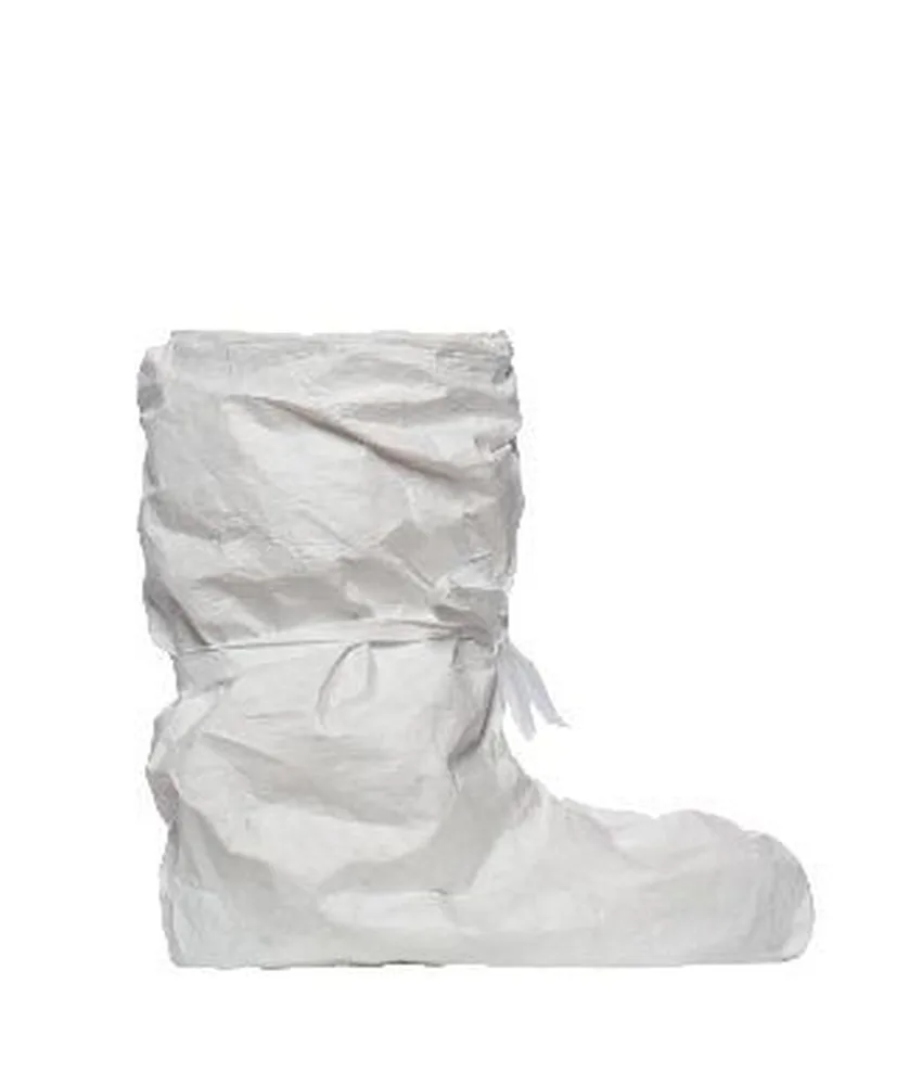 200 pezzi copriscarpe monouso Tyvek 500 POB0, Laccio alla caviglia - elasticizzati - cuciture resistenti