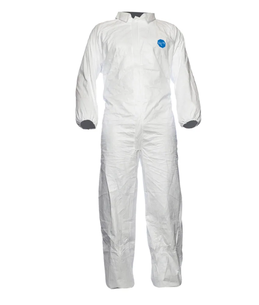 100 pezzi tute da lavoro monouso Tyvek 500 Industry, Protezione chimica - 3 pezzi - confezione da 100 pz