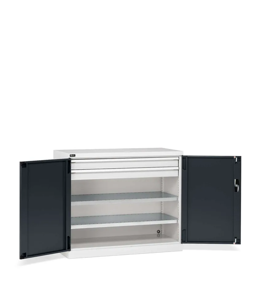 Armadio con ante a battente Fami Perfom 1193x555x1000, Altezza 1 m - ripiani interni