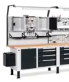 Banco da lavoro con pannelli forati Fami Work Master BR 3000
