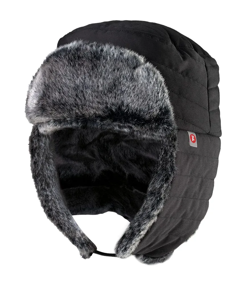 Cappello protezione dal freddo Fortdress, con fodera in pelliccia sintetica - chiusura con velcro