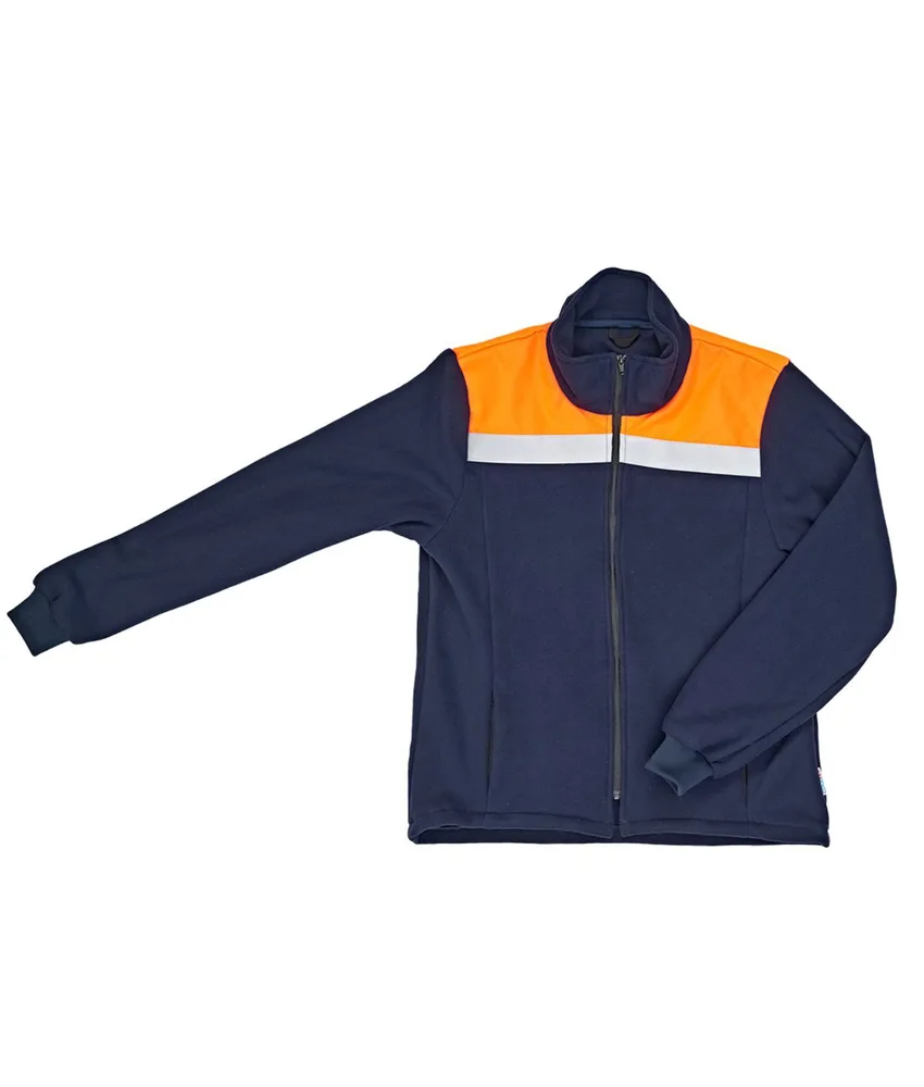 Giacca da uomo in pile Coldtex, banda riflettente -
