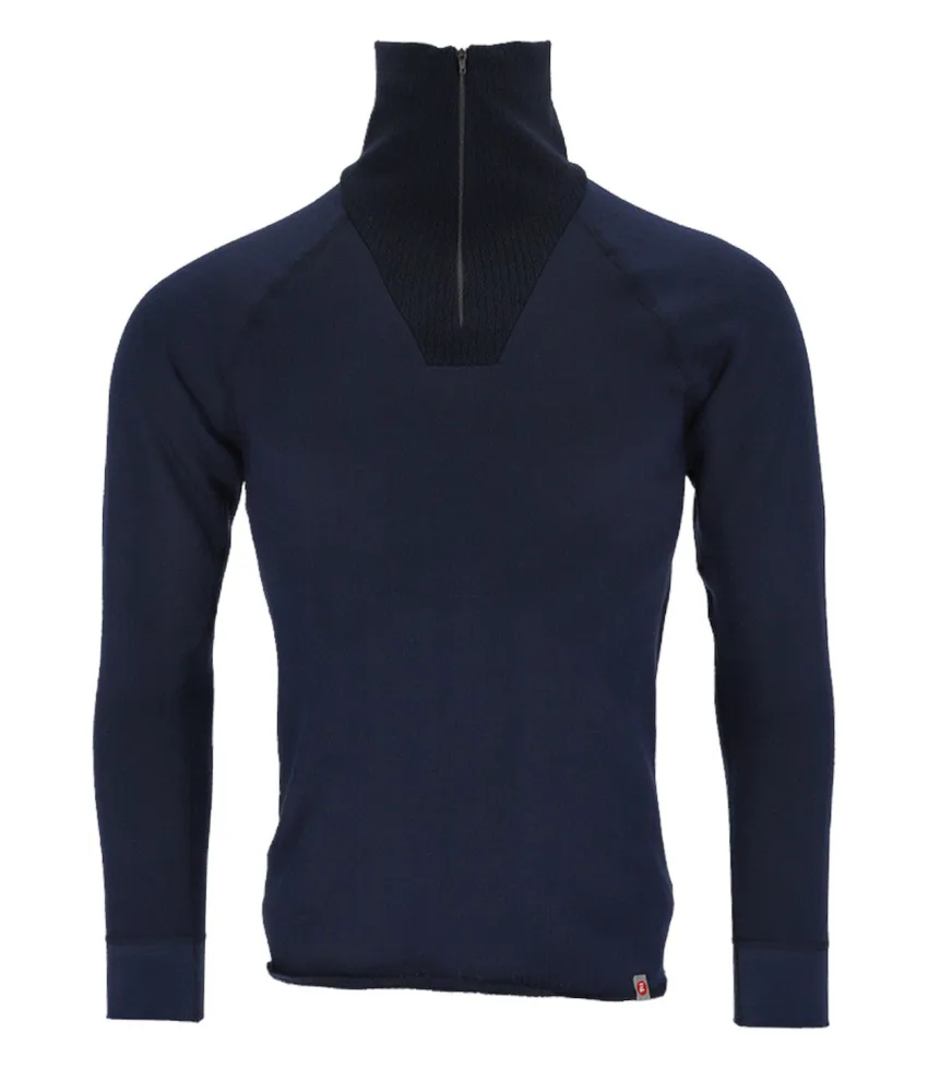 Maglietta termica Fortdress INUIT, a maniche lunghe - con zip - interno in peluche