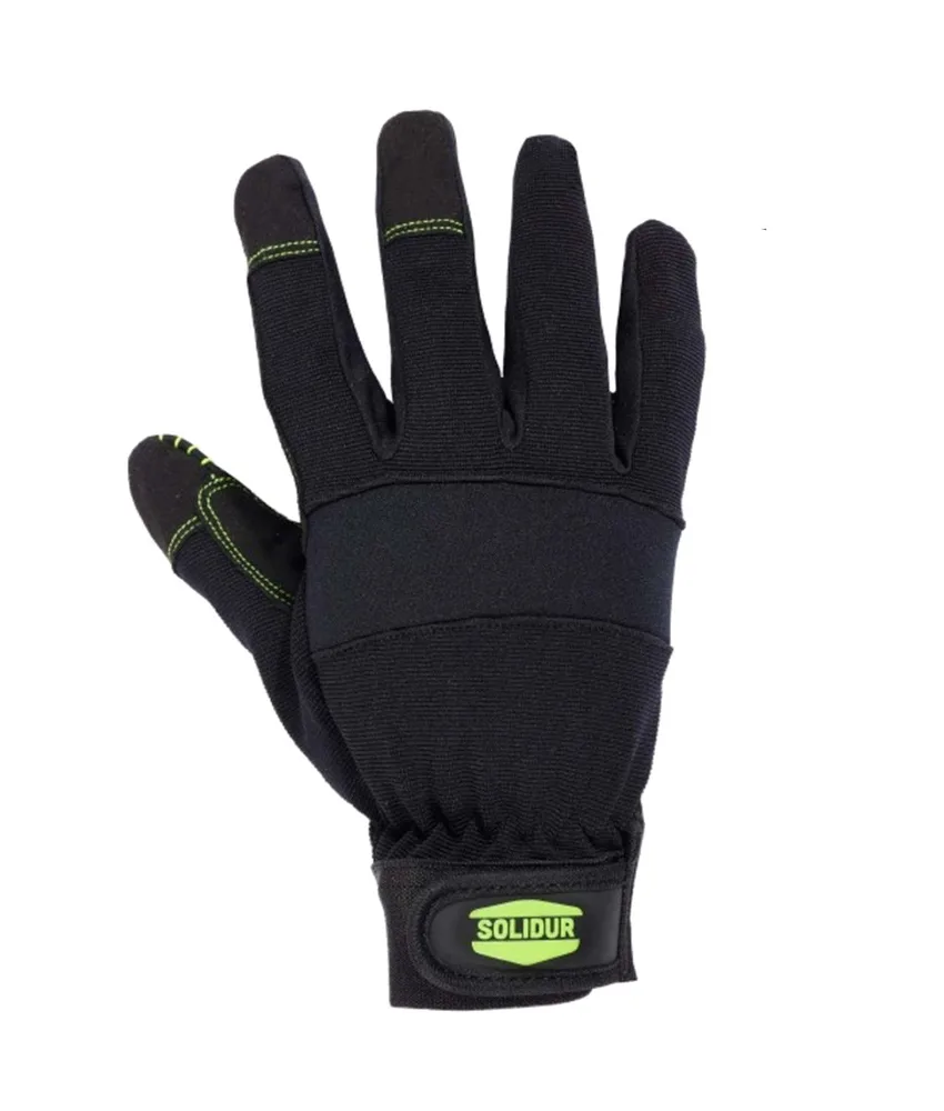 Guanti per lavori generici, dorso in spandex e neoprene sul metacarpo - palmo in poliestere