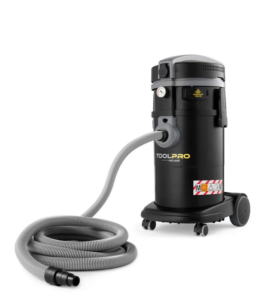 Aspiratore con presa elettroutensili e manometro Ghibli & Wirbel PowerTool Pro FD36, portata massima W 1250 - potenza nominale 1100 W - peso 11,3 kg