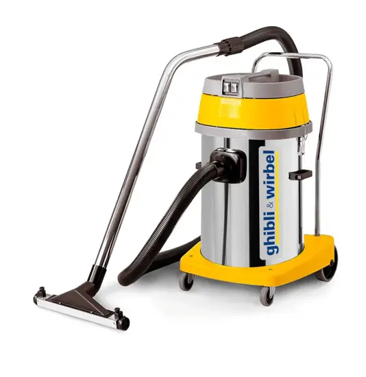 Aspiratore solidi liquidi carrellato con kit antistatico Ghibli & Wirbel AS 60 IK