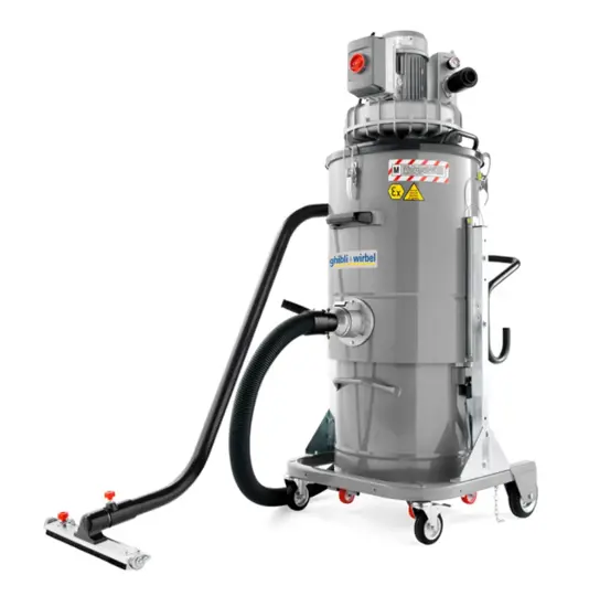 Aspiratore solidi liquidi carrellato trifase Ghibli & Wirbel InDust AX60